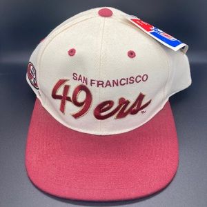 VINTAGE NOS 80s/90s Era san francisco 49ers sports specialies Snap Back hat